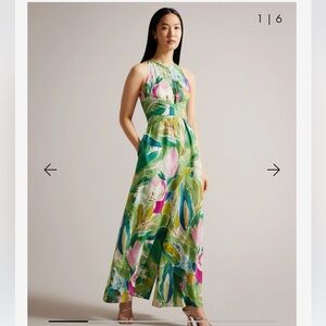 Floral Multicolor Maxi Dress